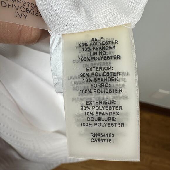 Guess White Cross Tie Neckline Sheath Dress - Picture 6 of 7